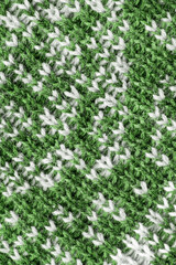 Green knit background