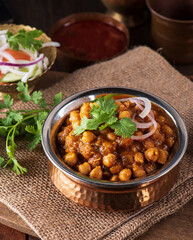 Indian food chana masala