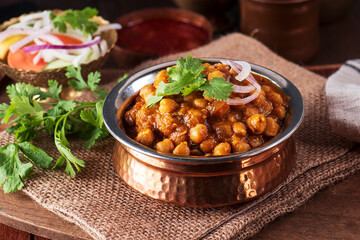 Indian food chana masala