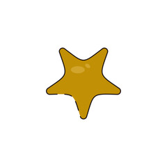 moon and stars icon vector