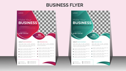 Modern abstract business flyer a4 vector layout template. Marketing proposal leaflet or poster banner cover design. Corporate business flyer template  design print ready.