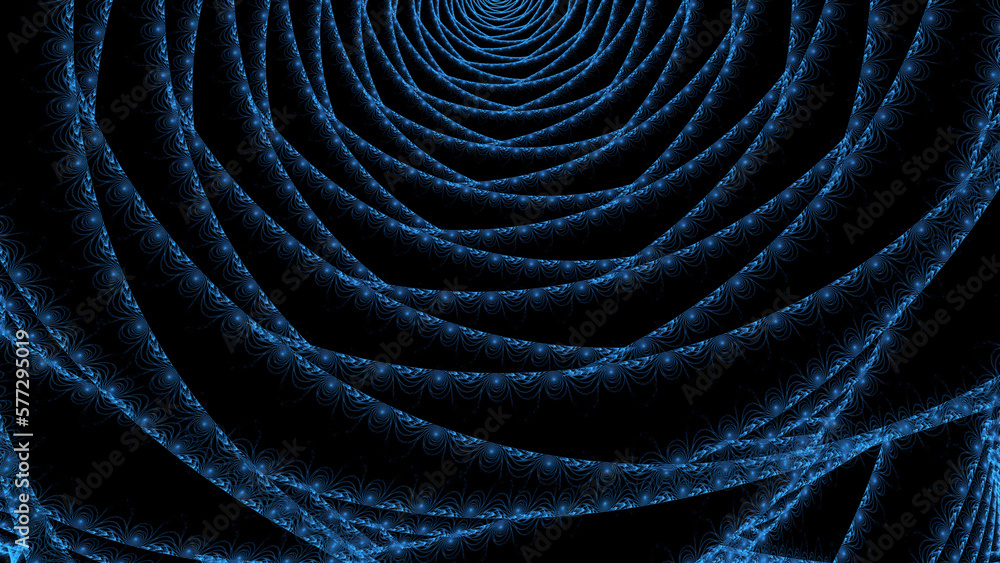 Aufkleber digital fractal art computer generated 3d rendered graphics, abstract shapes and forms, beautiful fr