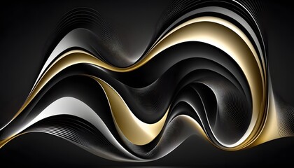 abstract black shine created using AI Generative Technology