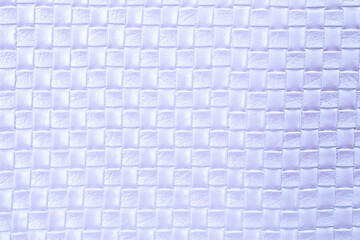 White braided leather texture. White texture for background.
