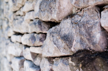 Stone wall background stock photo