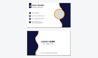 Simple Double sided Business Card design .