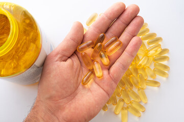 lots of fish oil capsules