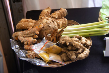 herbs and spices from asian 