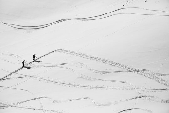 Ski Touring in Garibaldi Provincial Park, British Columbia, Canada.