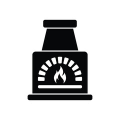 Russian stove icon design. isolated on white background. vector illustration