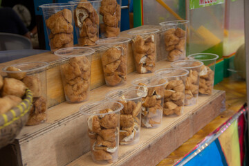 Indonesian street food made from Tofu namde 