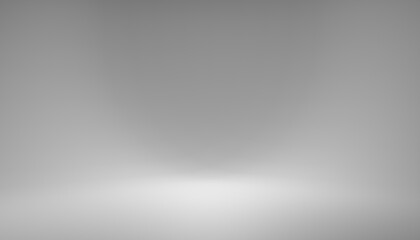 Silver 3d rendering design. blank backdrop. Abstract background. Empty white and grey background. 
