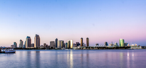 Fototapeta na wymiar Skyline of San Diego