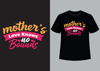 Mothers day typography t shirt design