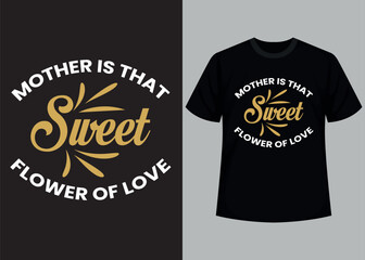 Mothers day typography t shirt design