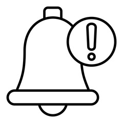 Notification Line Icon