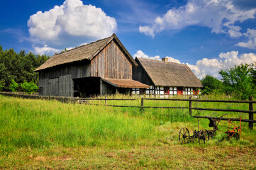 Obraz premium Museum of Folk Culture. Osiek nad Notecia, Greater Poland Voivodeship, Poland.