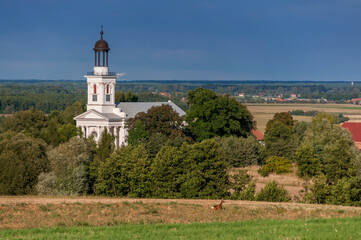 Fototapeta na wymiar Brzostkow, village in Greater Poland Voivodeship.