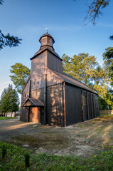 Wooden church of St. Marcin Bishop in Stara Wisniewka, Greater Poland Voivodeship, Poland