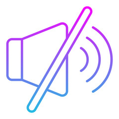 Muted Line Gradient Icon