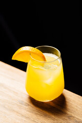 Alcoholic orange and vodka Screwdriver cocktail