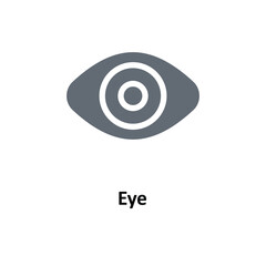 Eye Vector  Solid Icons. Simple stock illustration stock