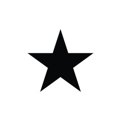 star Vector icon, Clasic star Icon Vector. Flat black pictogram. Illustration symbol.