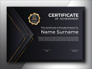  Professional vector  certificate design template  