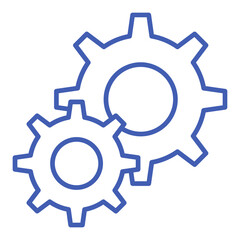 Settings Multicolor Line Icon