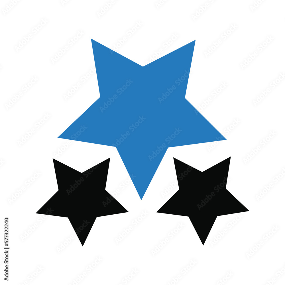 Poster three star icon