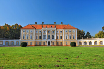 Fototapeta premium Mielzynski Palace in Pawlowice, Greater Poland Voivodeship, Poland