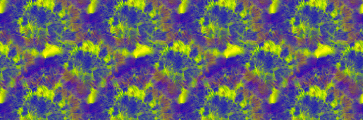 Obraz na płótnie Canvas Psychedelic Tie Dye Texture. Fluorescent Rasta