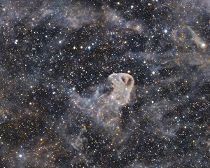 Space nebulae of Taurus constellation