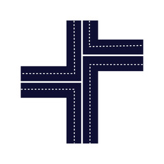 city road diagram icon