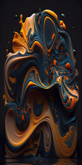 Fototapeta premium Fluid marbre art