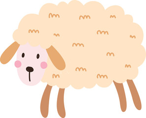 Cute Animal Cartoon Illustration