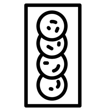 soondae korea food icon