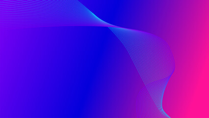 purple blue magenta tech wavy lines gradient background 