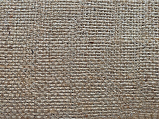close up of brown sacking texture