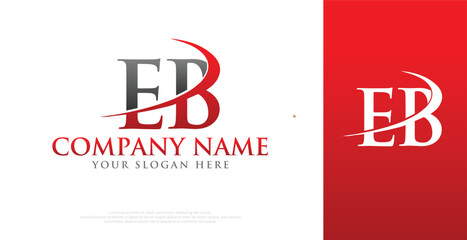 letter EB logo