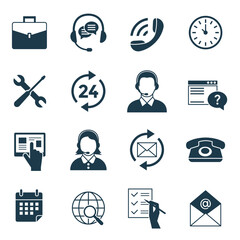 Contact Us Line Icons Editable Web Contains such icons as Phone, Smartphone, Globe, E-mail, Support stock illustration