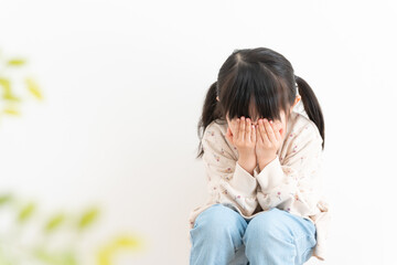 ショックを受ける子供