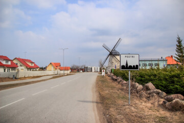 Historic mill on the village road
