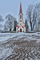 Juuru Church in Rapla County, Estonia