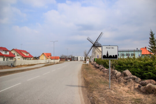 Historic mill on the village road