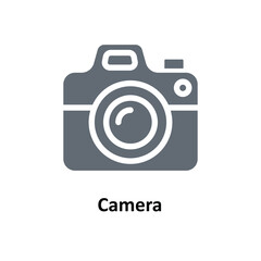 Camera Vector  solid Icons. Simple stock illustration stock