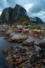 Lofoten lanscape in summer