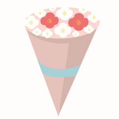 bouquet of beautiful spring flowers,gift,spring card,spring tulips,spring flowers,daisies,tulips,red,green,happy spring,happy birthday