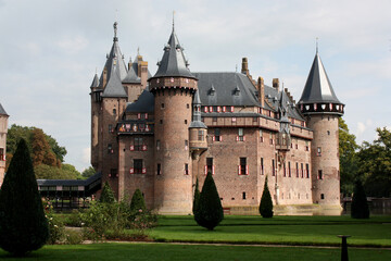 Fototapeta na wymiar castle De Haar, Utrecht, Netherlands
