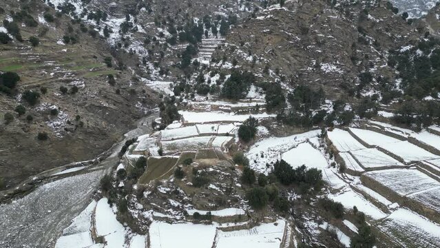 famous Tora Bora mountain in Pachiragam district of Nangarhar Province in Afghanistan, bin laden place in afghanistan  